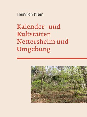 cover image of Kalender- und Kultstätten Nettersheim und Umgebung